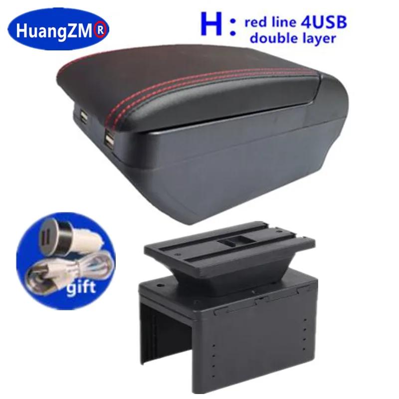 Universelle Auto-Armlehnenbox Universelle Mittelkonsolen-Armlehne Großer Stauraum Zentrale Aufbewahrungsbox mit Becherhalter Aschenbecher
