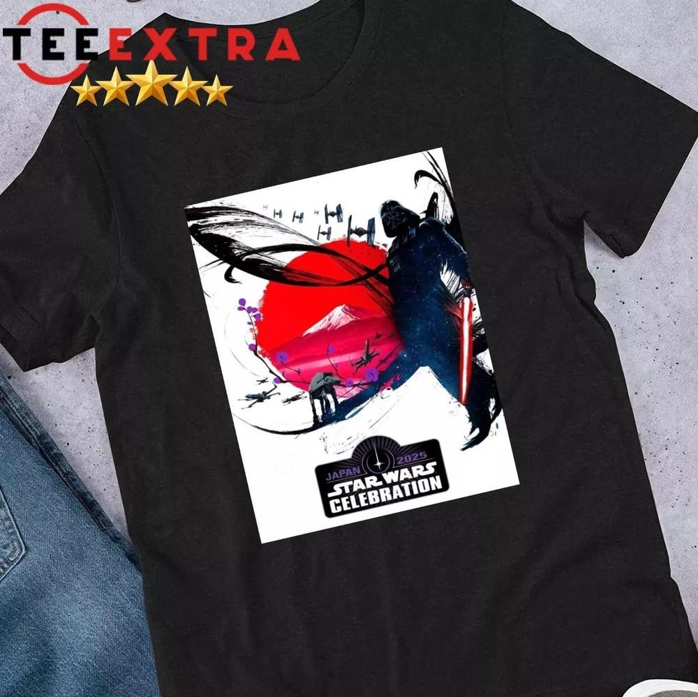 Ключевой арт для Star Wars Celebration Japan 2025 Футболка Унисекс XXL