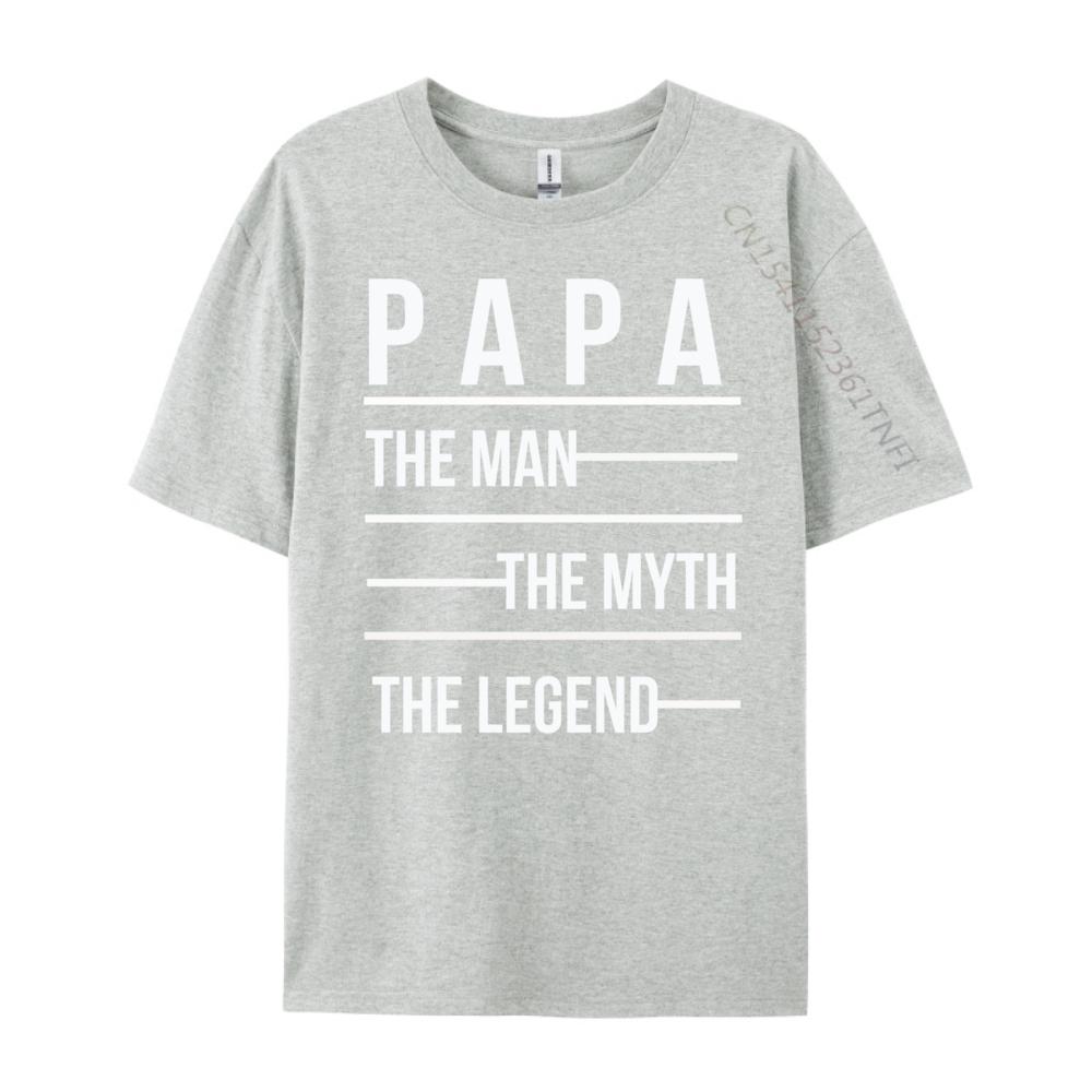 Papa Myth Legend Mens Shirts Graphic Tee Man Clothes Grahpic Tee Shirt T Shirts