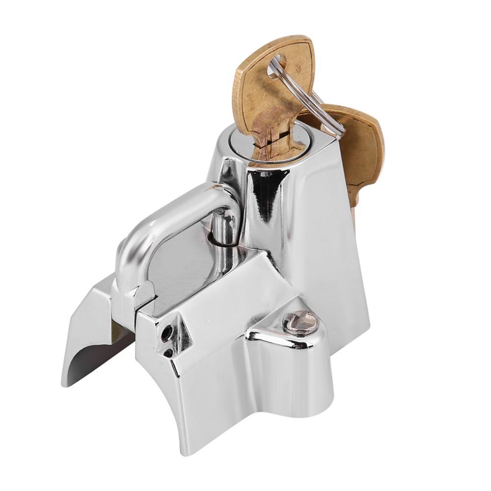 Stainless steel Helmet Lock Hook Silver Motorcycle Helmet Lock Helmet Anti Theft Setup