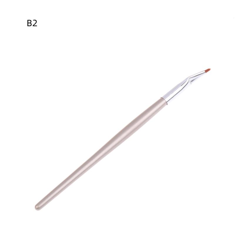 1/2Pcs Ultra Fine Eyeliner Brush Angled Bent Tip Detail Eye Liner Brush Under The Eyes Place Precise Detail Concealer Brush