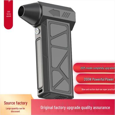 2025 Turbo Mini Handheld USB Rechargeable High-Speed Brushless Metal Fan