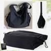 Aquamie Umhängetasche Große Kapazität Messenger Quadratische Umhängetasche A4 Größe Tasche, Tasche, Nylon, Tasche, (Nicht-gerade weiss)