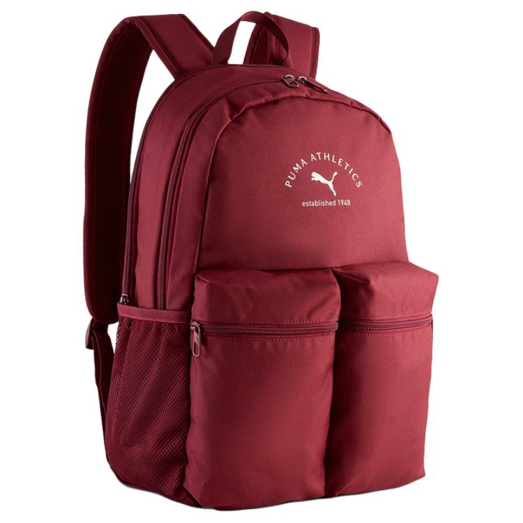 Puma Logo Versatile Backpack Unisex Backpacks Red 091734-20 Red