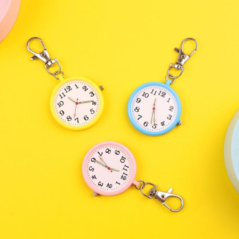 Portable Anti Shock Digital Keychain Timepiece For Outdoor Enthusiasts Seniors Traveler Lightweight Wearable Accessory