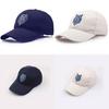 Head Blue Wolf Pattern Embroidered Baseball Caps Outdoor Sports Casual Hats