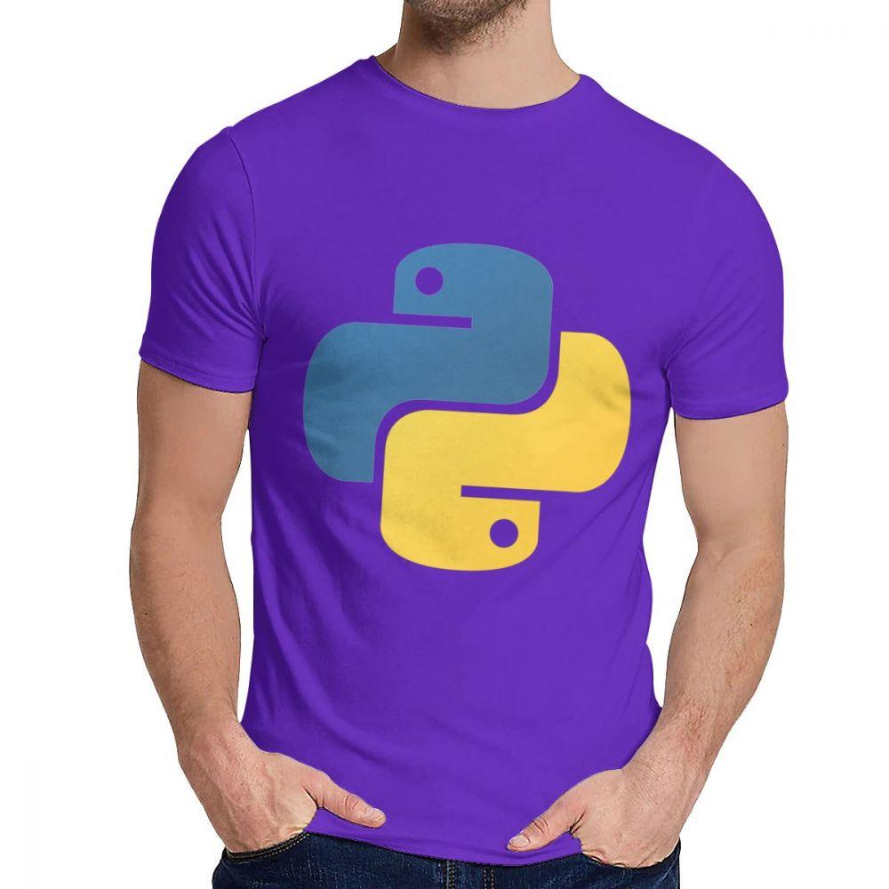 Графическая футболка с Python для мужчин, на заказ, отличная футболка, с круглым вырезом XL