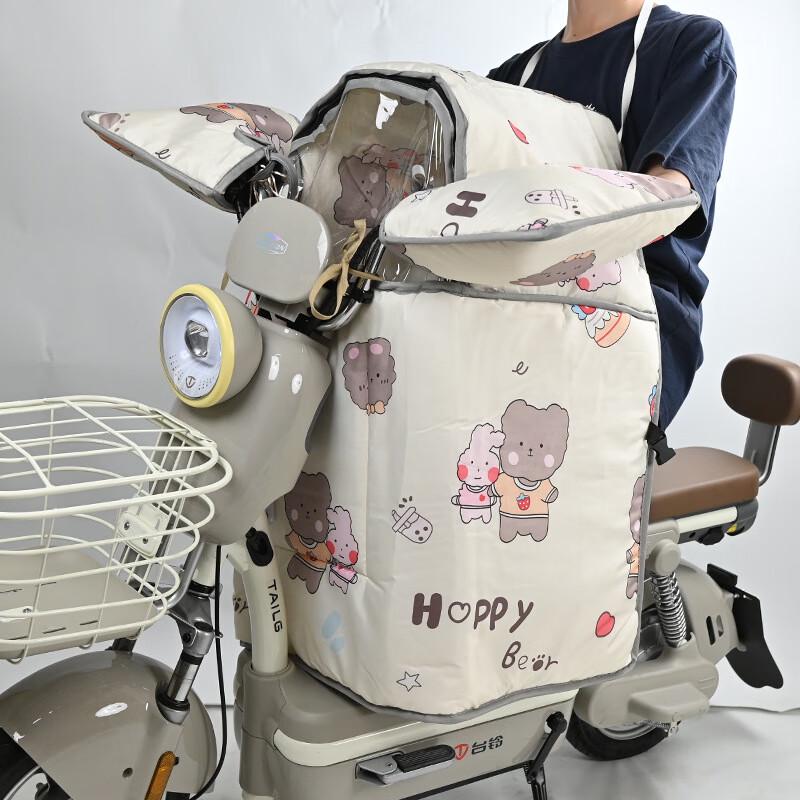 

WEZHO Electric Bike Winter Wind Shield for Front Child Seat