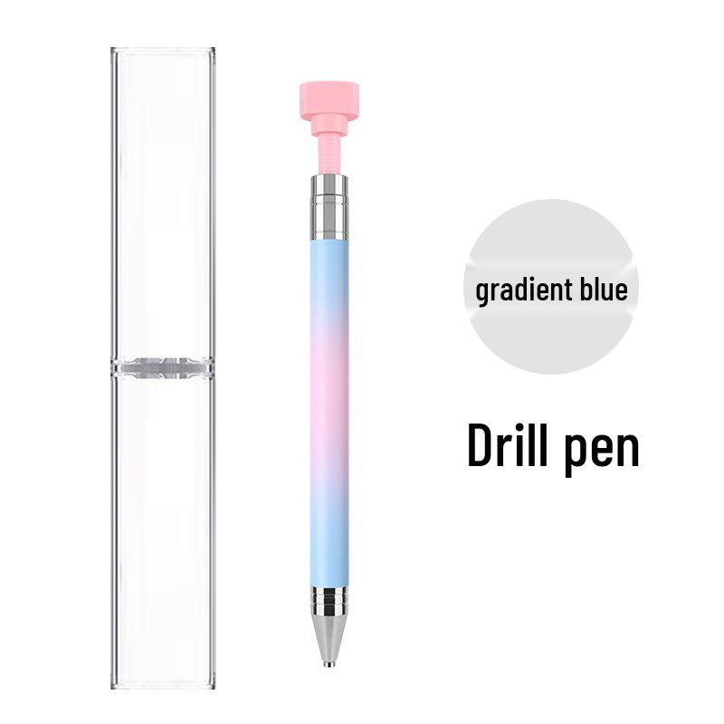 Nail Art Rotary Dotting Pen and Adhesive Wax Pencil for Diamonds