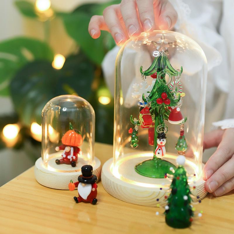 Χριστουγεννιάτικο Στολίδι Γυάλινης Κάμπας: Δημιουργική Χριστουγεννιάτικη Επιτραπέζια Διακόσμηση