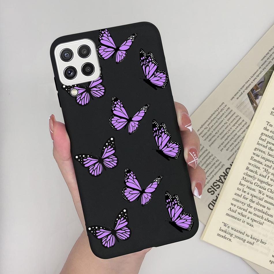 For Samsung Galaxy A22 4G 5G Case SM-A225F Love Heart Soft Silicon Phone Cover For SamsungA22 GalaxyA22 M22 A 22 4G 5G Fundas