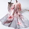 Sciarpa Lunga 100% Seta Donna Lusso Shawl in Raso di Seta Naturale Foulard Sottile Primaverile per Capelli Sciarpa da Collo in Vera Seta di Hangzhou