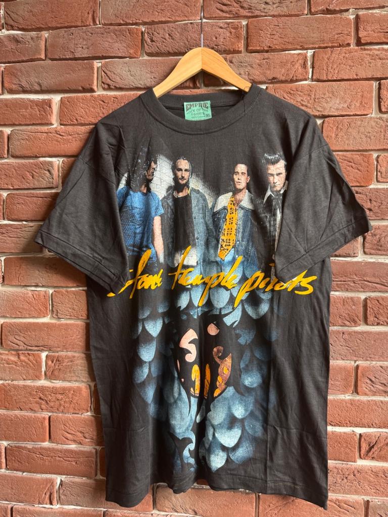 Rare Vintage 90s Stone Temple Pilots Grunge rock band tee XL black Unisex T-Shirt