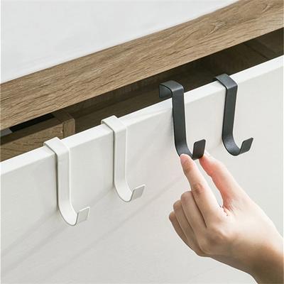S-förmigen Metallhaken Schranktür Hängegestell Gadgets Halter Schreibtisch Regale Küchenutensilien Lagerung Organizer Badezimmer Accessori