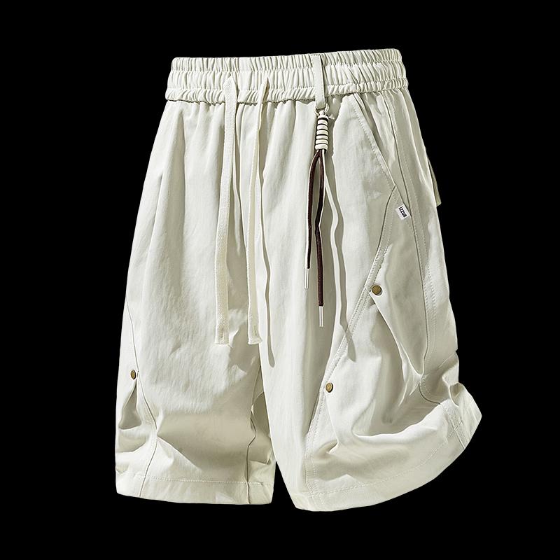 izzue it Men's Multi-Pocket Cargo Shorts