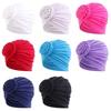 Vintage Hijab Caps Elastic Cancer Chemo Hat Fashion Head Wrap Cap  Women Headwear