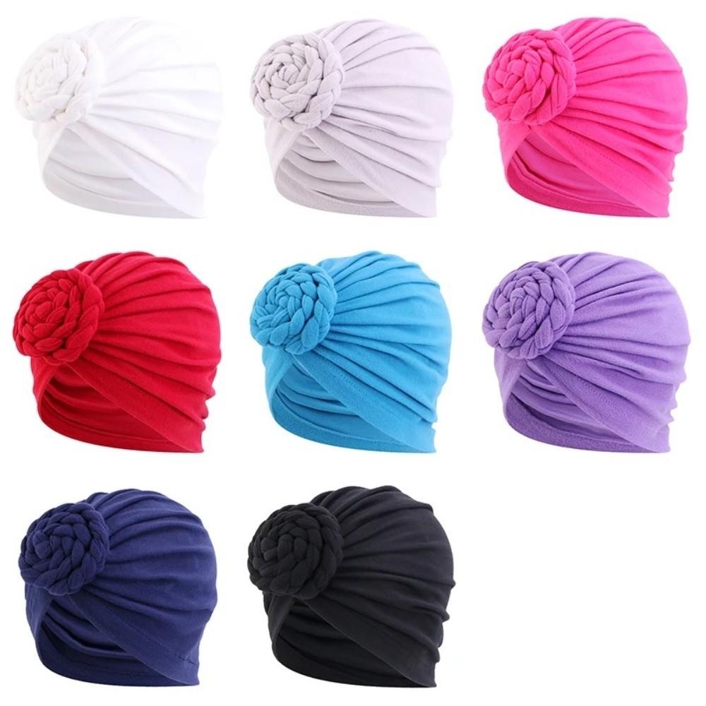 Vintage Hijab Caps Elastic Cancer Chemo Hat Fashion Head Wrap Cap  Women Headwear