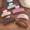 Diamond-Studded Hair Clip Butterfly Shape Shark Clip Fashion Acetate Hair Claw  Back-Head Updos