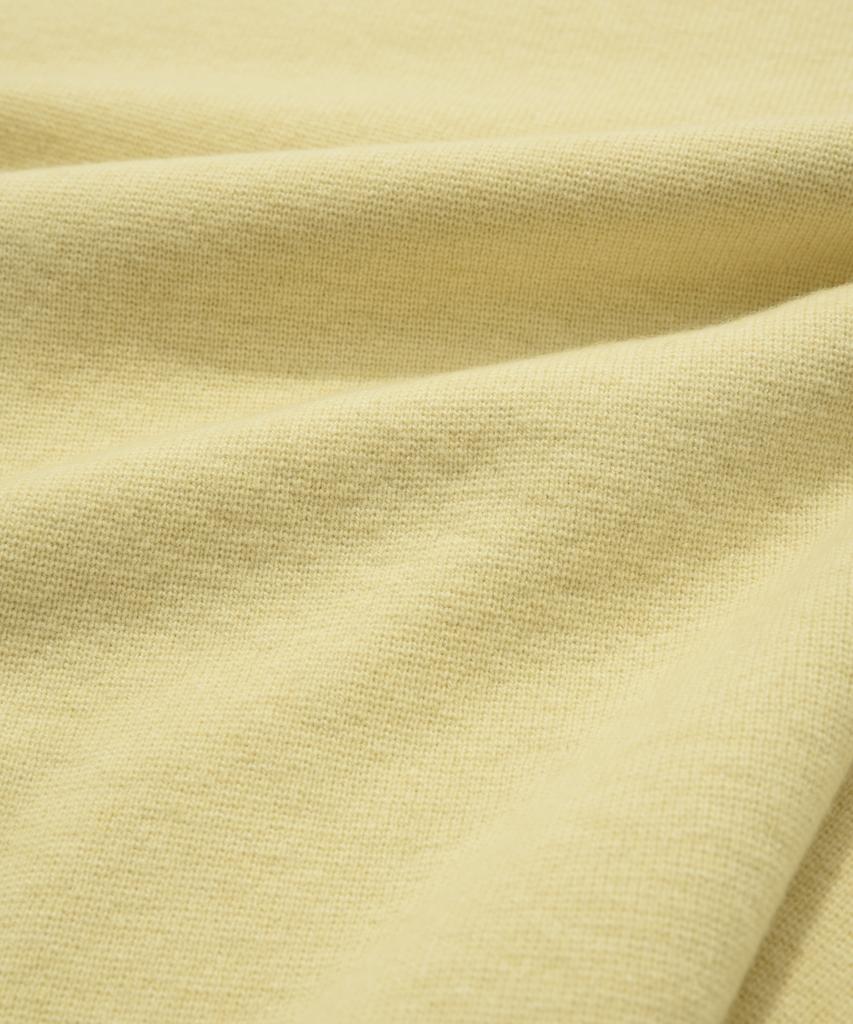 COVERNAT Lambswool Round Knit Yellow