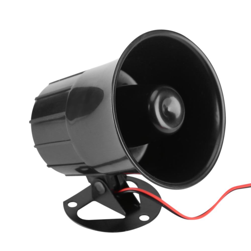 Warning device DC12V Alarm Siren Wired type 15W Loudspeaker Passive High decibel Warning Horn Anti-theft alarm