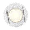 2/4PCS Dandelion Placemat for Dining Table PVC Plastic Hollow Coaster Table Bowl Mats Set Holiday Party Home Decor Wedding Party
