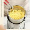 Stainless Steel Fryer with French Fries and Chicken Wings, Household Small Oil Pot with Filter Screen, Tianfu Luo Pot