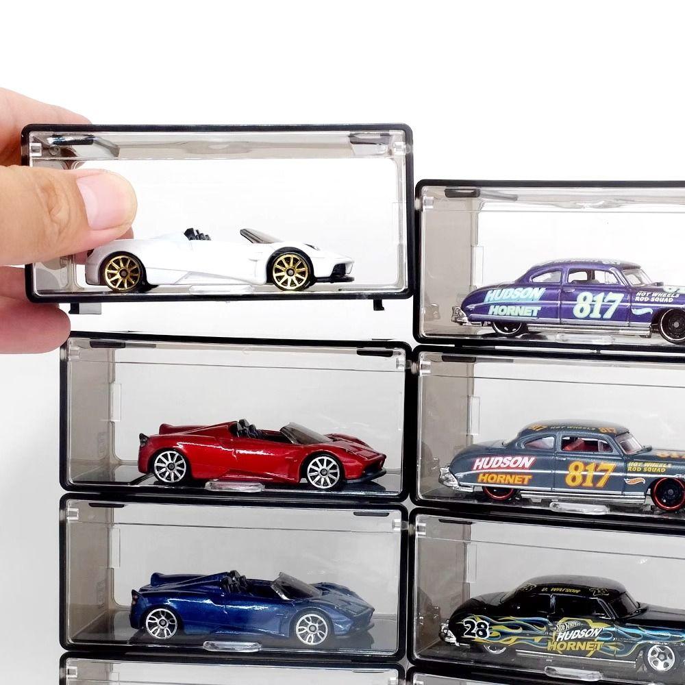 Stackable Wind and Fire Wheel Display Box Transparent Alloy Car Model Storage Box Model Storage