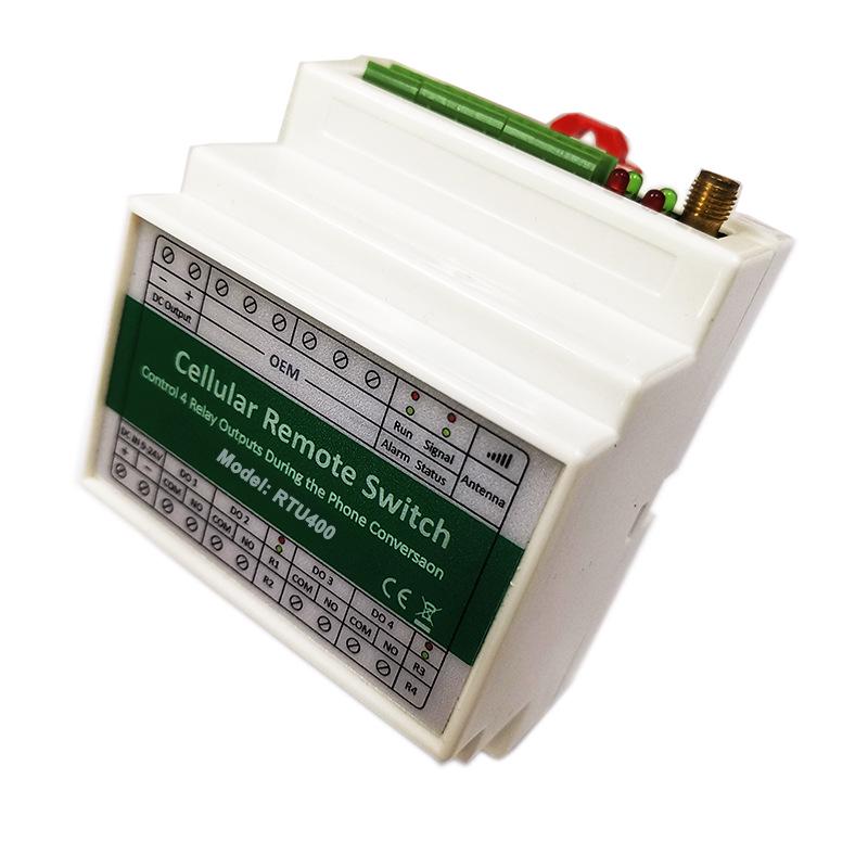 4G GSM Remote Control Module with Mobile App for Doors, Lights, and Pumps.