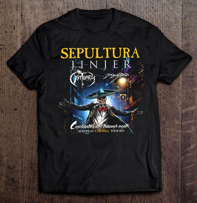 

Футболка Sepultura European Farewell TOUR Все размеры от S до 5XL LL2226 Унисекс L