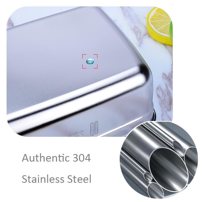 1 PCS Large Capacity Stainless Steel Lunch Box Microwave Lunch Bento Boxes