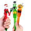 Yousheng Fun Boxing Pen with Movable Arm 0.5mm Blue Ink Ballpoint Pen Cartoon Stress Relief Writing Tool Novelty Gift