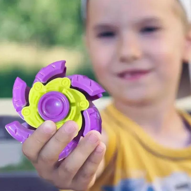 Creative Retractable Irritable Stress Relief Spinner Kid's Toy for Anxiety Stress Relief Portable Fingertip Gyroscope