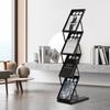 Foldable Magazine Display Rack 4 Pocket Brochure Literature Display Stand