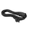 IEC320 C14 Male to C5 Female Power Cable Tension Resistant Waterproof PVC Shell Power Extension Cable 9.8ft