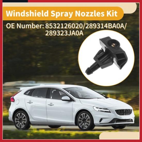 Windshield Washer Nozzle Kit for Nissan Juke with Hose Connector
