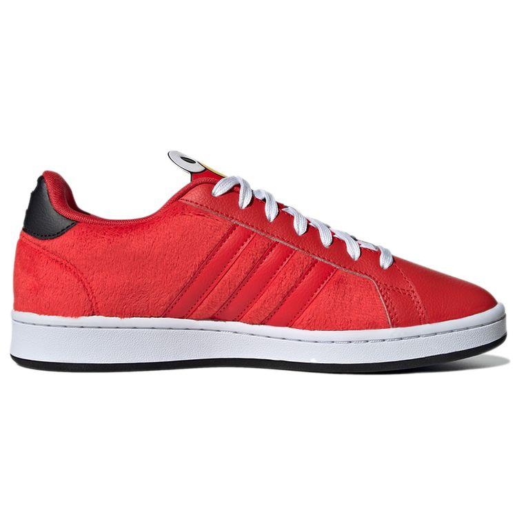 Adidas Sesame Street X  Neo Grand Court Low Top Sneakers Unisex Sneakers Red Black GX3695