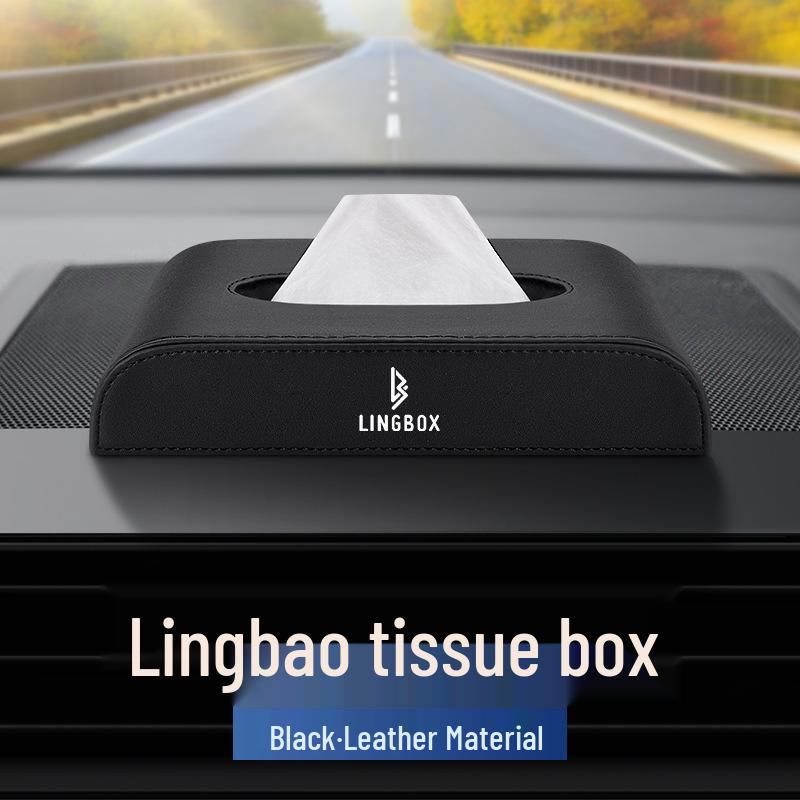 Kompatible Leder-Taschentuchbox für Lingbao BOX/Uni/COCO Autoinnenräume