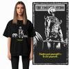 Coolmind Z107 1100% Baumwolle Totenkopf Gym bedruckt Exklusiver Grafik Herren T-Shirt Baumwolle cooles Herren T-Shirt für Herren T-Shirt