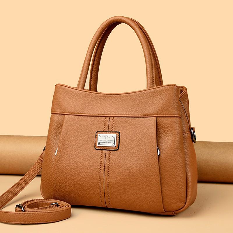 Ladies' Large-capacity Single-shoulder Crossbody Multi-layer Multi-functional Handbag Casually