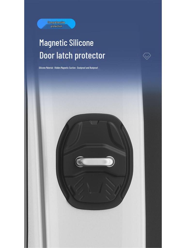 DS Car Door Lock Buckle Protection & Vibration Dampening Pad for Silent Door Closing