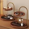 Wooden Jewelry Display Stand Retro Bracelets Rings Storage Shelf Jewelry Organizer Bedroom Storage