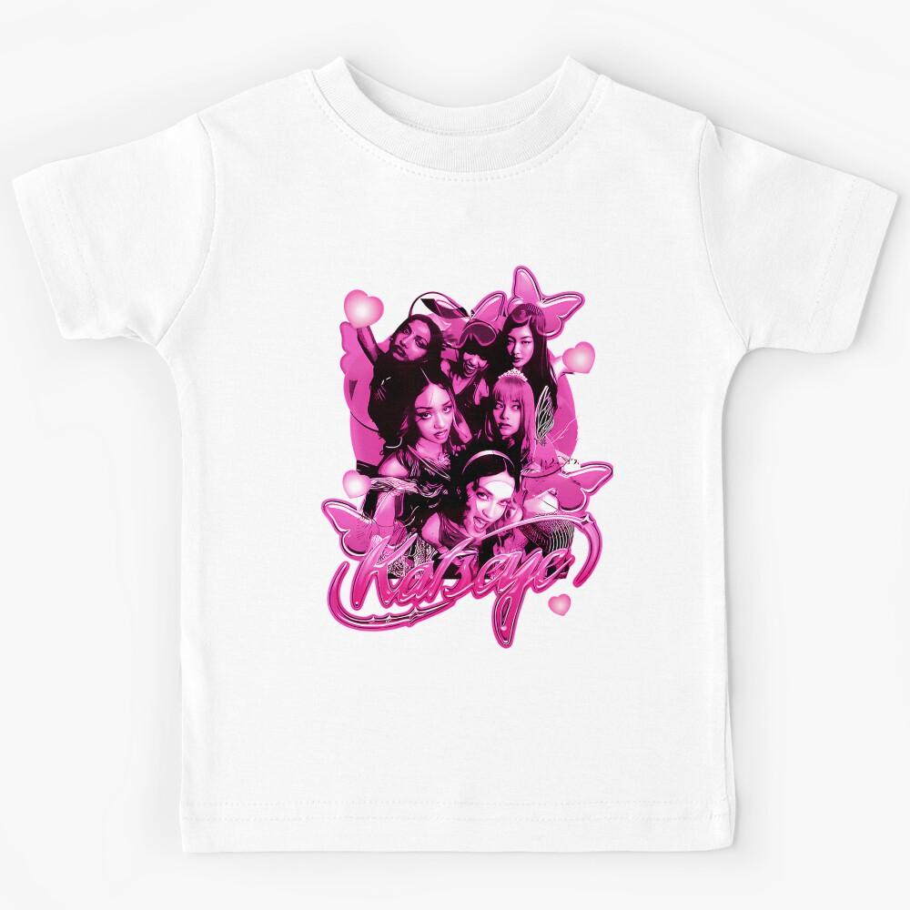 Girl 90S Vintage Style Y2k Band Crack Oversized Kids T-Shirt 120