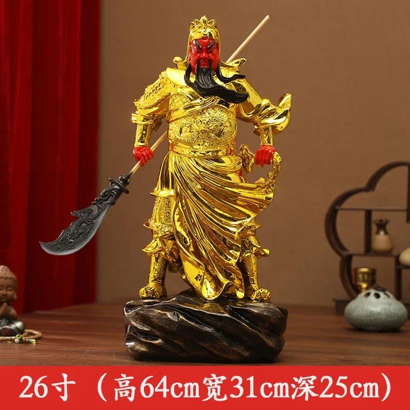 Deity Figurine Guan Gong God of Wealth GuanGong Statue Ornament Domineering Buddhism Guan Yu Home Decor Worship