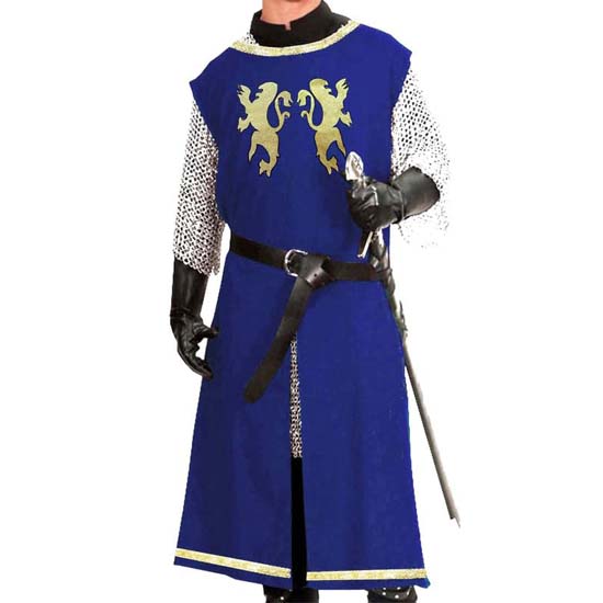 

Ручная вышивка средневековый рыцарь Хэллоуин туника викинг косплей костюм рубашки без рукавов мужские костюмы ренессанс сюрко табард LARP S синий