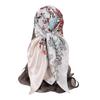 Silk Imitation Head Scarf 90x90cm Silk Scarves Trendy Hair Scarf Headband  for Women