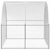 Vidaxl Outdoor Chicken Coop, 3X12X2 M, Galvanized Steel