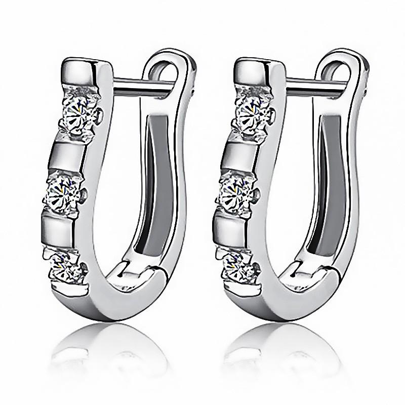 Silver-Plated Korean Style Harp Earrings for Women 1910271545152102