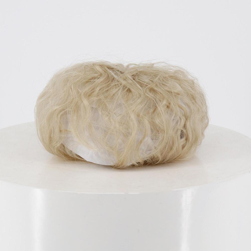 

XINRAN синтетические женские короткие накладные волосы искусственные волосы натуральные зажимы на голове белые волосы высокотемпературные накладные волосы повседневная одежда 15CM