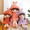 Flower Angel Bunny Eared Plush Doll With Soft Short Pile Fabric For Bedside Sleep Companion Gift For Girls