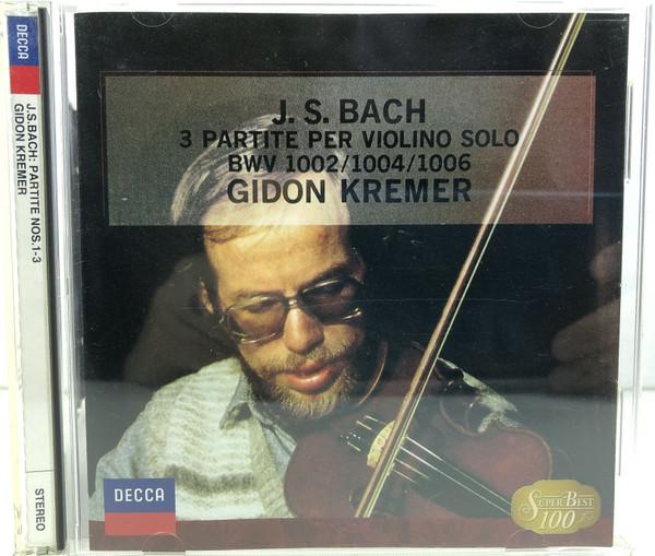 CD JOHANN SEBASTIAN BACH, GIDON KREMER - 3 Partite Per Violino Solo BMV 1002 UCCP7005 Decca Japan ObiClassical Used